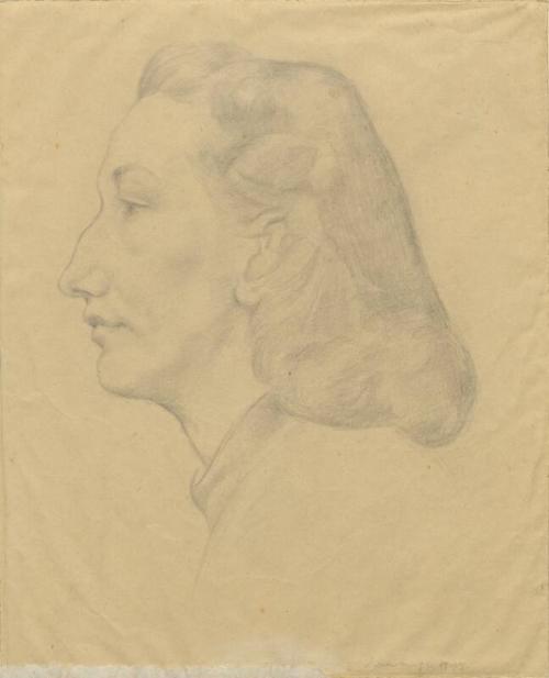 Portrait of a woman's head