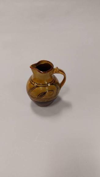 Earthenware small Jug with Ear of Wheat Motif