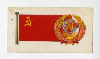 Brooke Bond Tea Card - "Flags and Emblems of the World," series - No. 38 U.S.S.R.