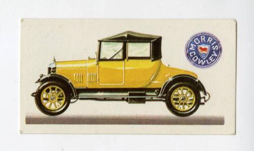 Brooke Bond Tea Card - "History of the Motor Car" series - No. 24 1924. Morris Cowley 'Bullnose,' 1½ Litres (G.B.)