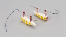 "Sheepboat" Earrings by John Newton