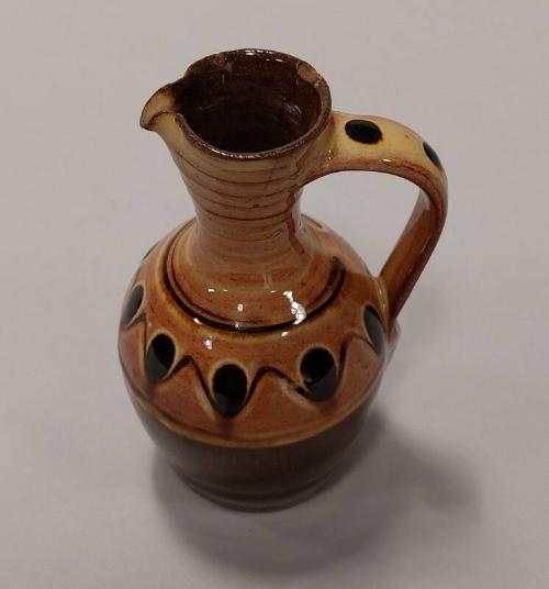 Jug with Brown Slip-Trailed Decoration