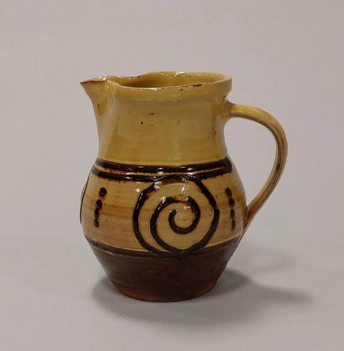 Jug with Black Slip-Trailed Decoration