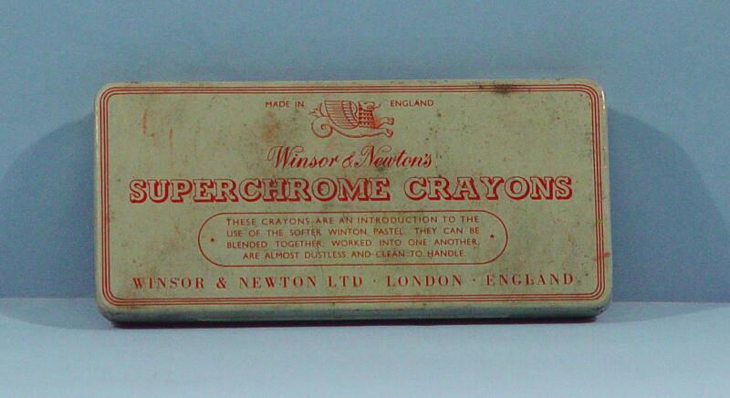 Tin of Superchrome Crayons