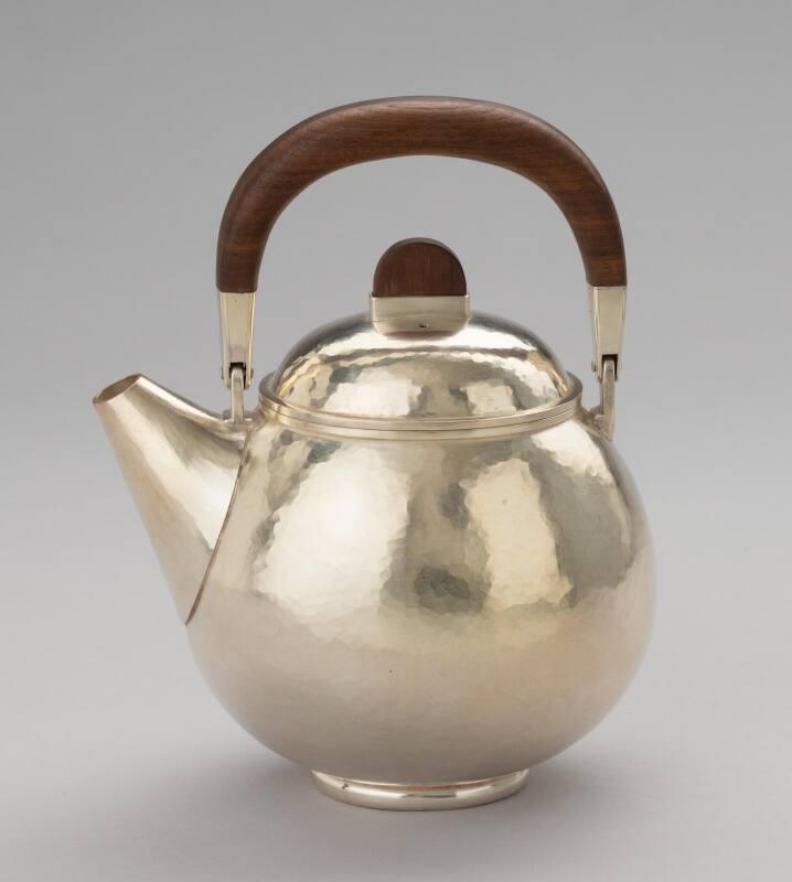 Small Teapot with Wood Handle