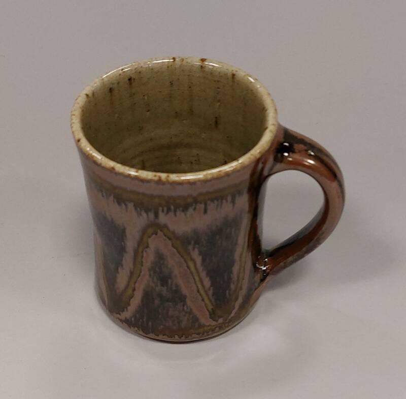 Small Mug with Zig-Zag Pattern