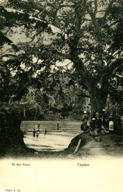 At the Ferry, Ceylon