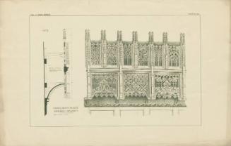 Plans of Local Architectural Features - 1. Chapel King's College, Aberdeen University vol. 1 plate VIII