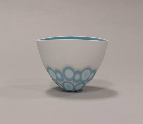 Blue and White Space Bowl