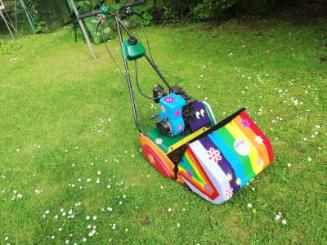 Photograph of Painted Lawnmower