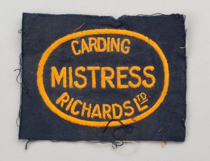 Carding Mistress Richards Ltd Uniform Badge