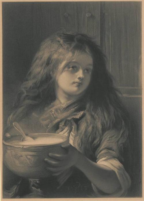 Girl With Bowl of Porridge