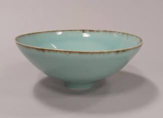 Porcelain Bowl with Celadon Glaze