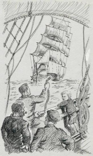 There Was An Exultant Shaking Of Rope Ends - Illustration For "Sandy The Sailor