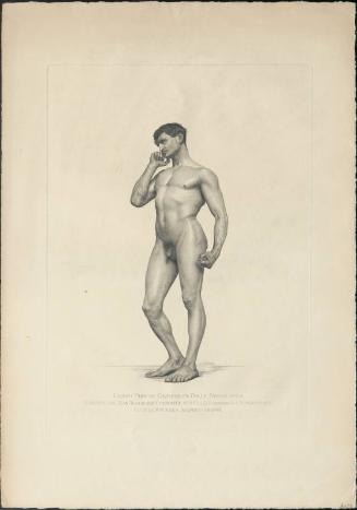 Life Study-Winner Of Grand Prix De Gravure En Taille