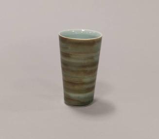 Porcelain Small Beaker with Banding Decoration