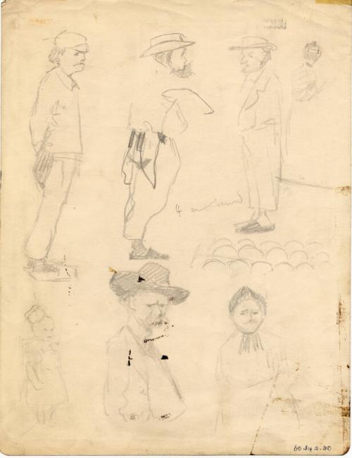 Figure Studies of Men & Women by James McBey