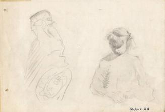 Studies of Two Girls by James McBey