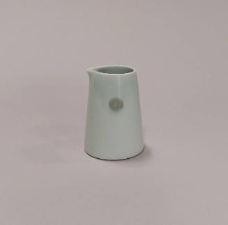 Porcelain Small Pourer with Tenmoku Splash