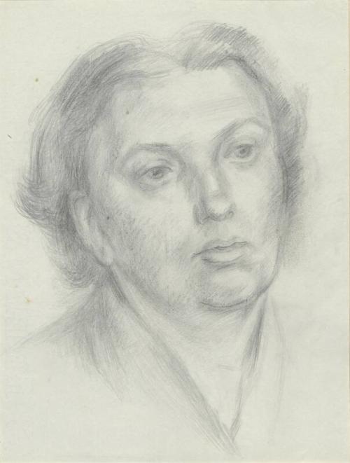 Sketch of a woman's head