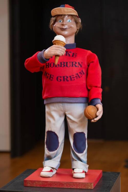 Automated Baseball Player "I Like Holburn Ice Cream"