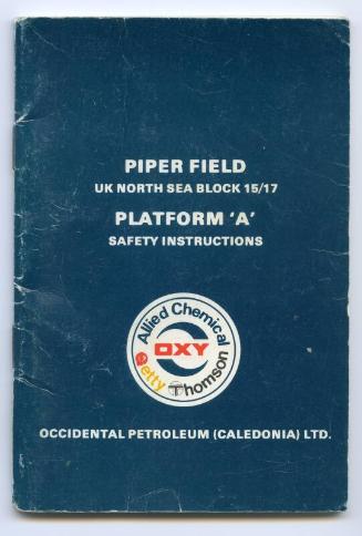 Piper Field Platform A Safety instructions booklet