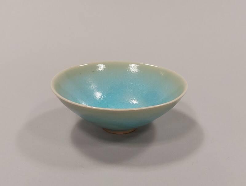 Blue Bowl with Chun Glaze