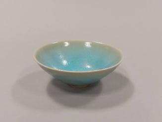 Blue Bowl with Chun Glaze