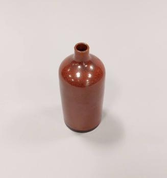 Stoneware Ironspot Glazed Bottle