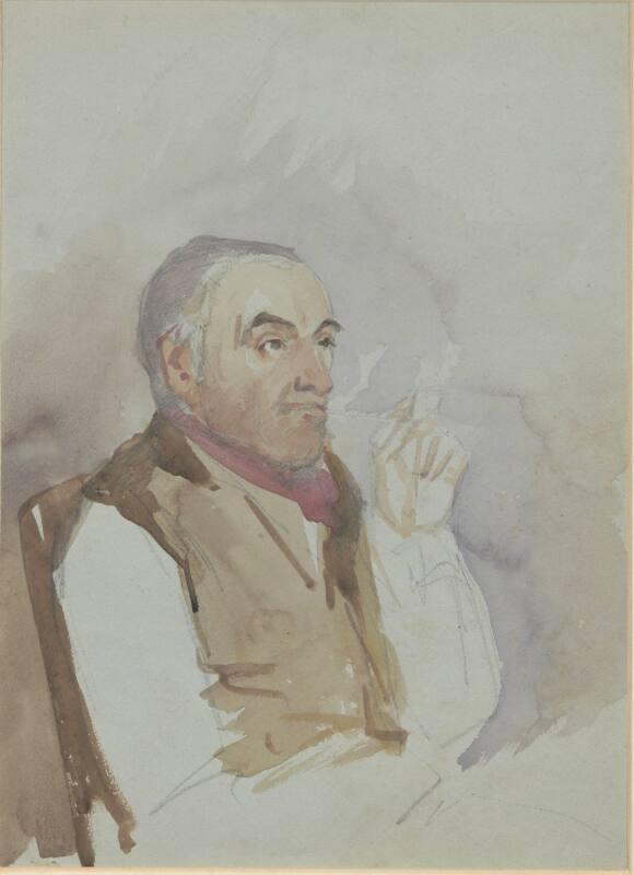 Study of a Man Smoking