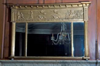 Mirrored Overmantle
