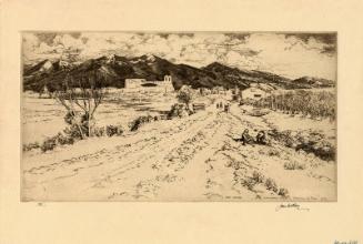 Ranchos De Taos by James McBey