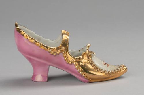 Gilded Pink Shoe Ornament