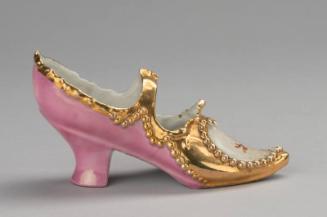 Gilded Pink Shoe Ornament