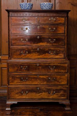 Mahogany Veneered Tallboy