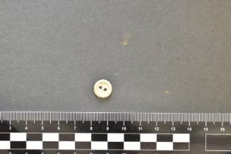 AB/Q/73 2 Buttons Or Button Formers from Queen Street 1973 excavation