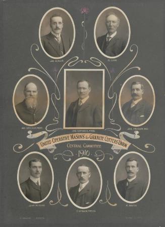 United Operative Masons' & Granite Cutters' Union, Central Committee, 1910
