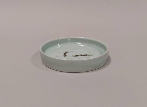 Porcelain Dish with Celadon Glaze