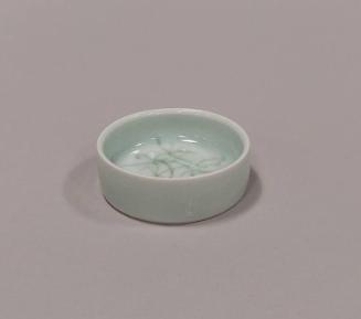 Porcelain Small Dish with Celadon