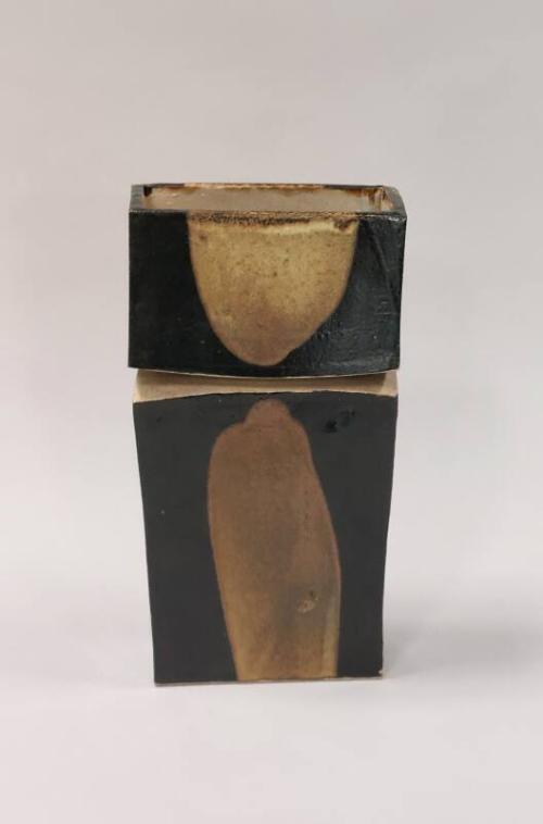 Stoneware Slab-Built Ikebana Vase
