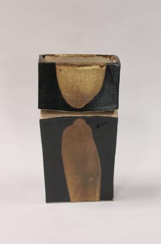 Stoneware Slab-Built Ikebana Vase