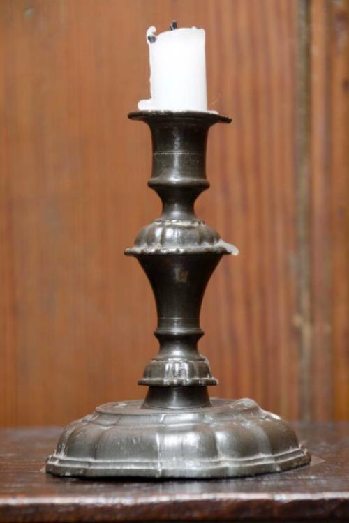 Pair of Pewter Candlesticks