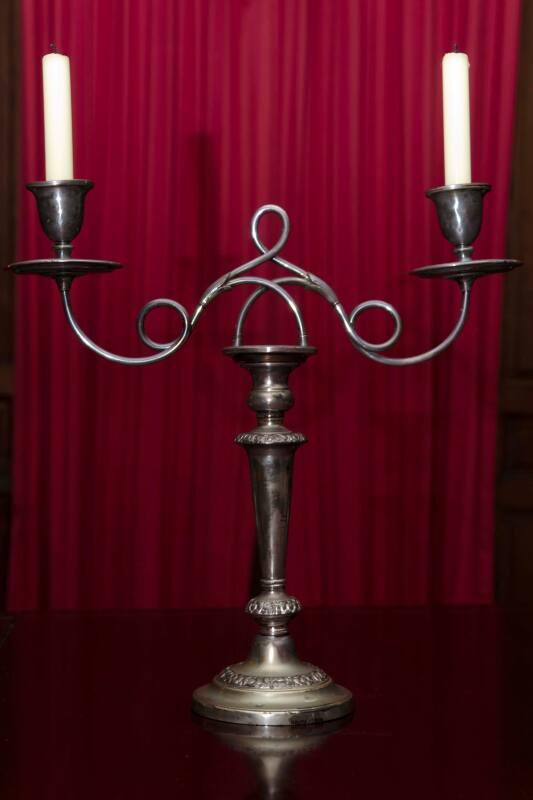 Silver Plated Candelabra (2)