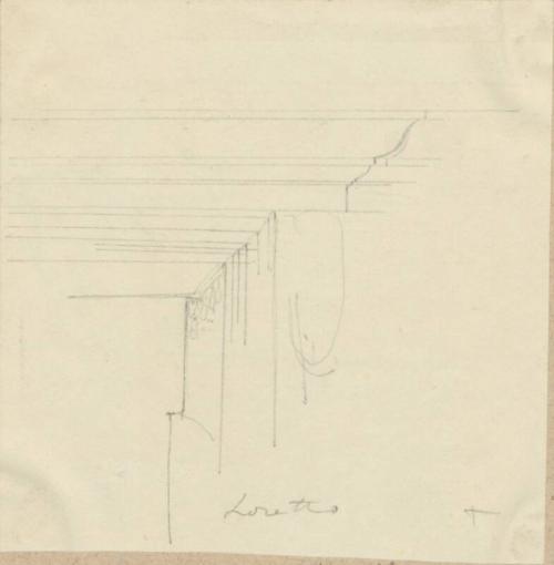 Loretto - One of 91 Sketches of France, Italy & Greece