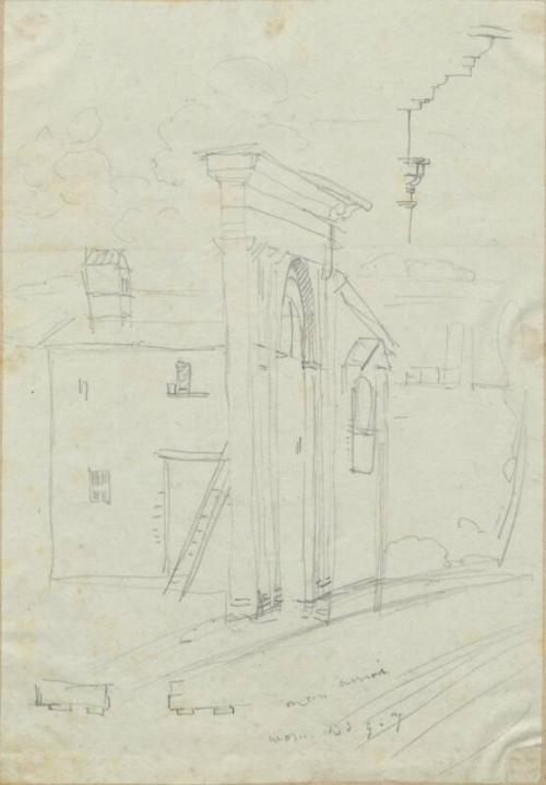 Near Assisi - One of 91 Sketches of France, Italy & Greece