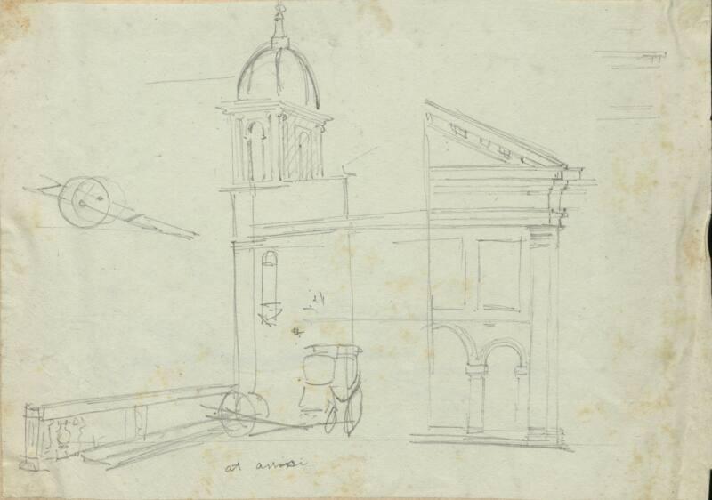 At Assisi - One of 91 Sketches of France, Italy & Greece