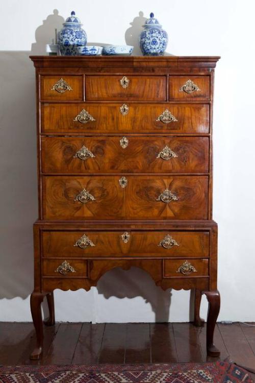 Walnut Lowboy Chest