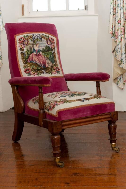 Embroidered armchair online