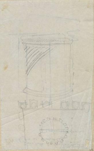 Temple  - One of 91 Sketches of France, Italy & Greece