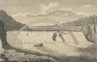 A North West View of the Chohoes or Great Cataract of the Mohawk River in the Province of New York in North America